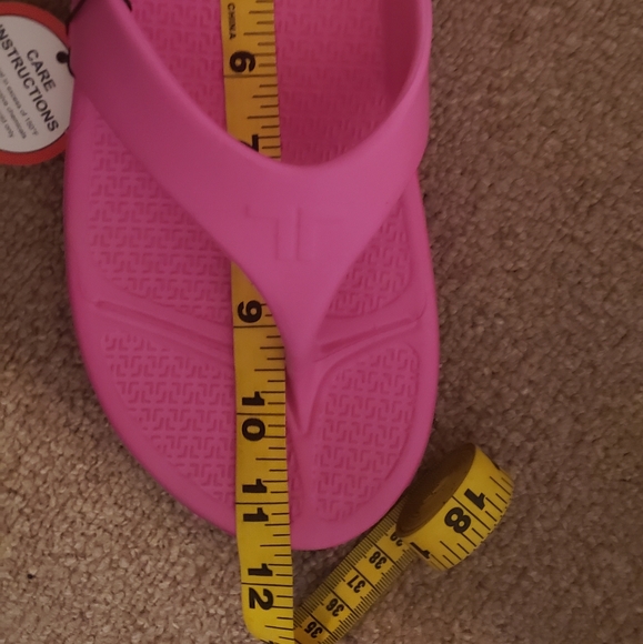 Telic Pink Rose Flip Flops Size 2XL - Picture 5 of 5